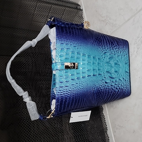 Brahmin Handbags - ‼️LAST DAY!!‼️ 💙🩵 BRAHMIN Affinity Ombre Shira Bucket Bag 🩵💙